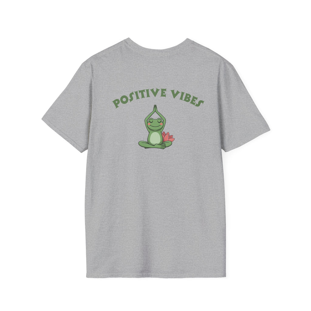 Positive Vibes Cute Frog T-Shirt – Everyday Feel-Good Tee