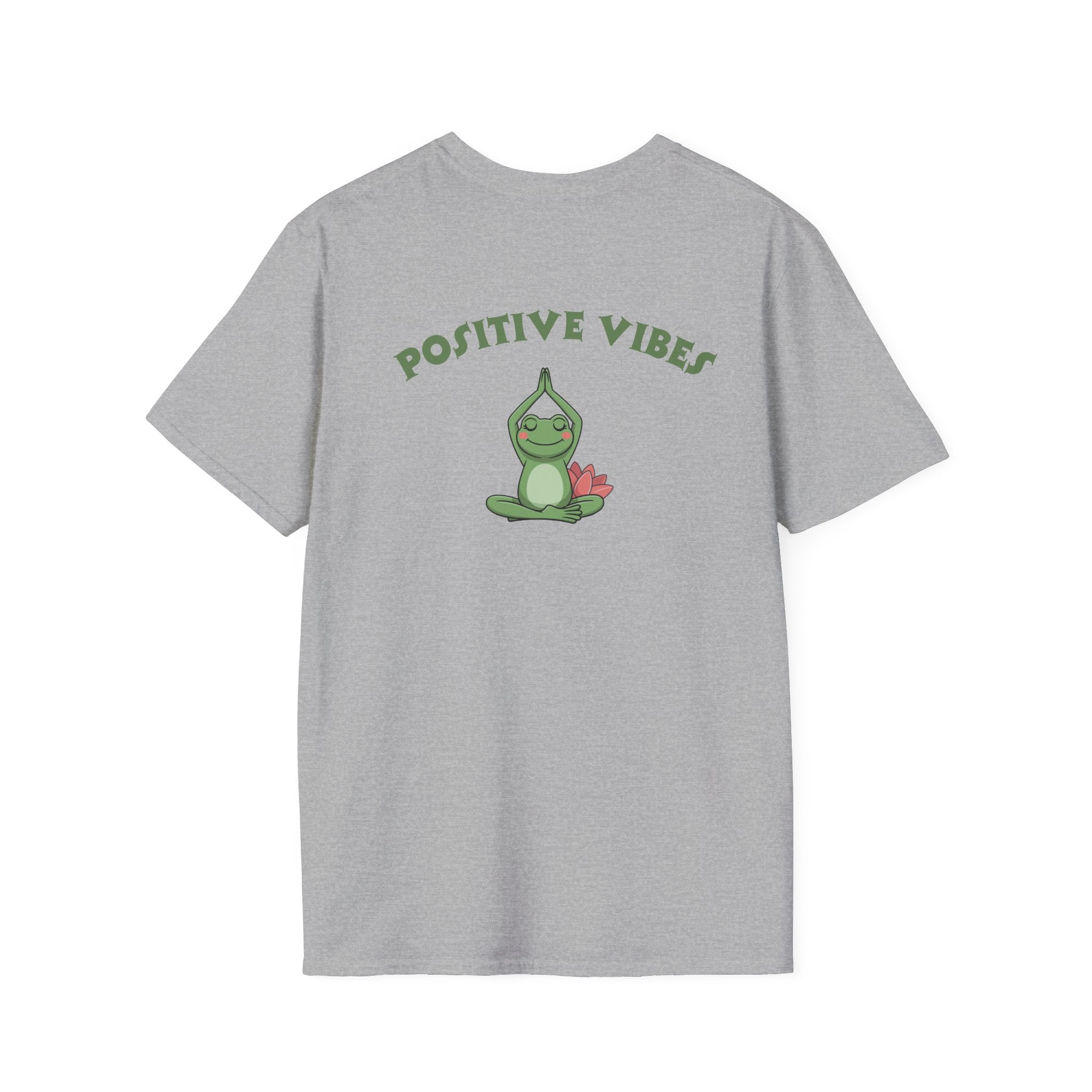 Positive Vibes Cute Frog T-Shirt – Everyday Feel-Good Tee