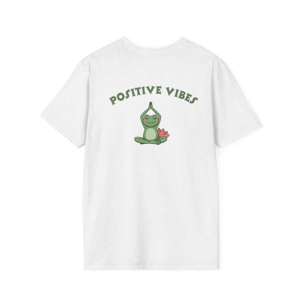 Positive Vibes Cute Frog T-Shirt – Everyday Feel-Good Tee