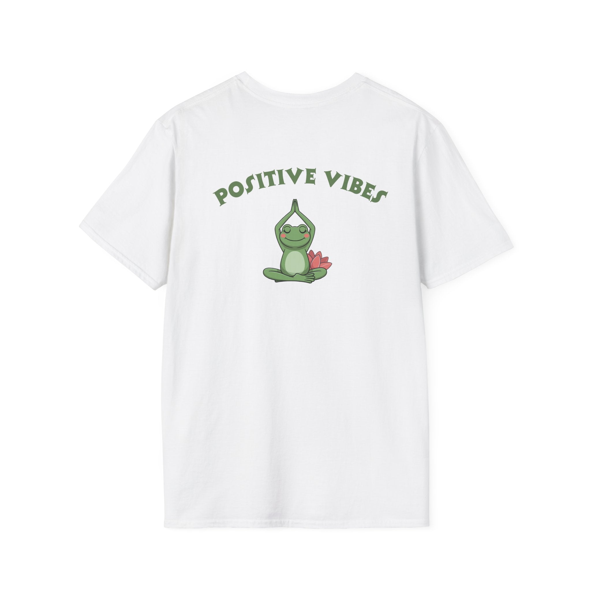 Positive Vibes Cute Frog T-Shirt – Everyday Feel-Good Tee