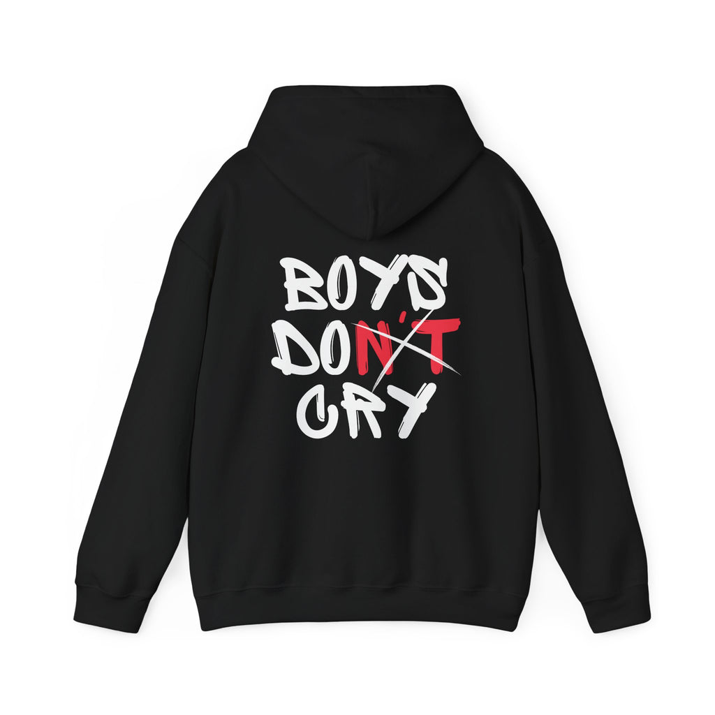 Boys Don’t Cry Back Print Hoodie for Men