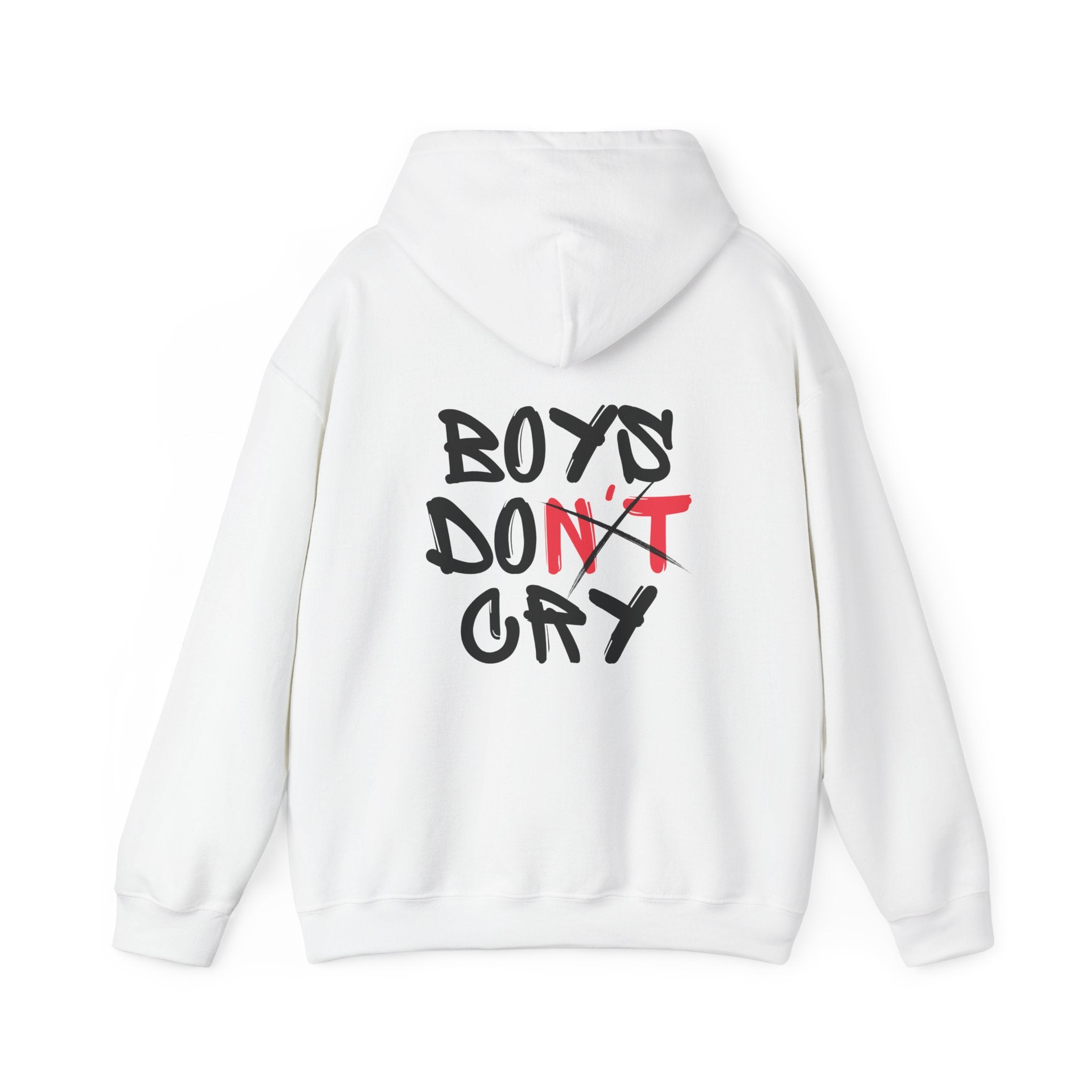 Boys Don’t Cry Back Print Hoodie for Men