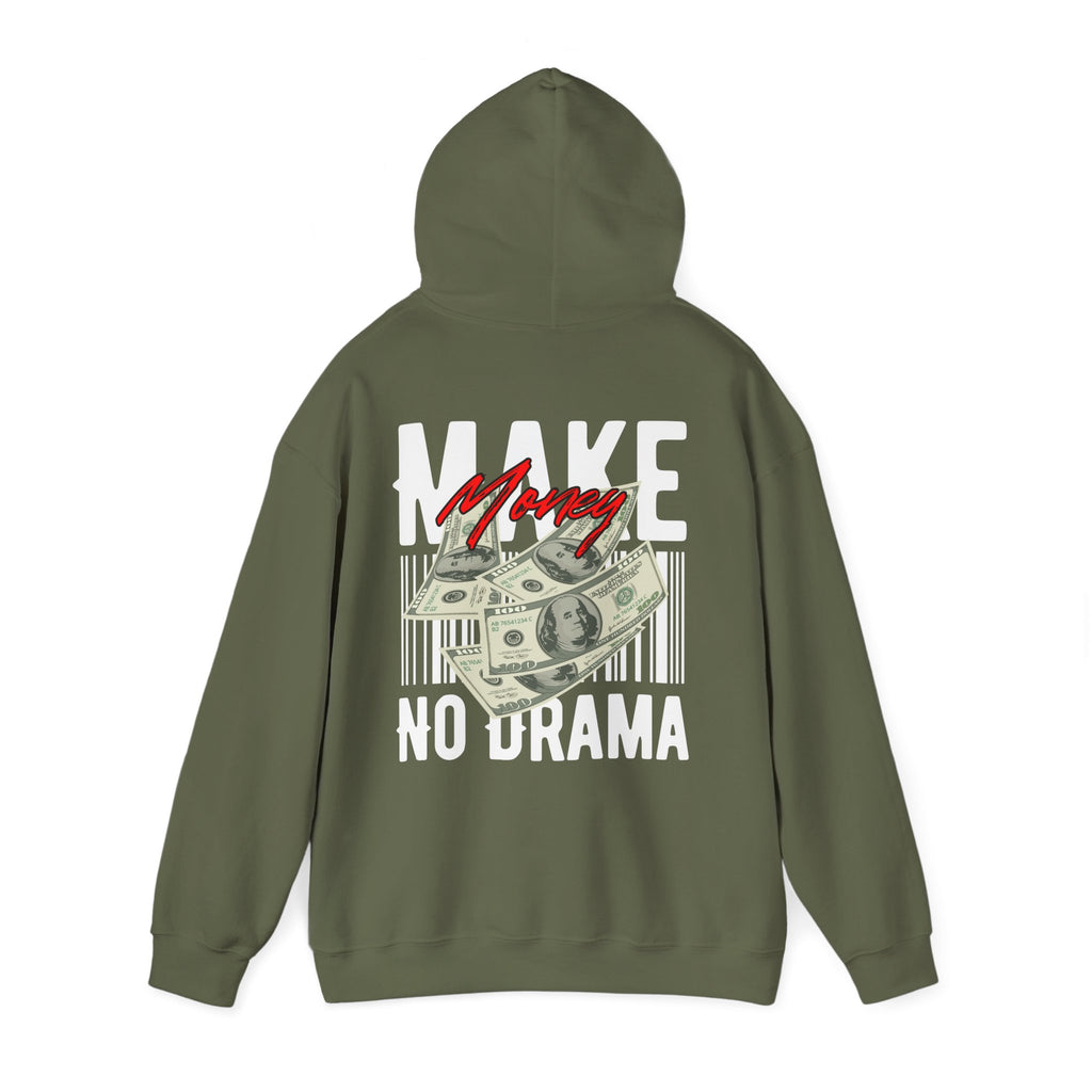 Men’s Funny Hoodie – Make Money, No Drama