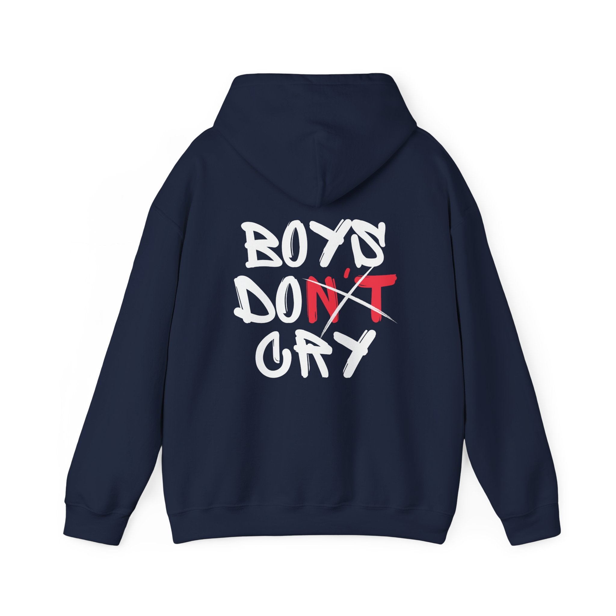 Boys Don’t Cry Back Print Hoodie for Men