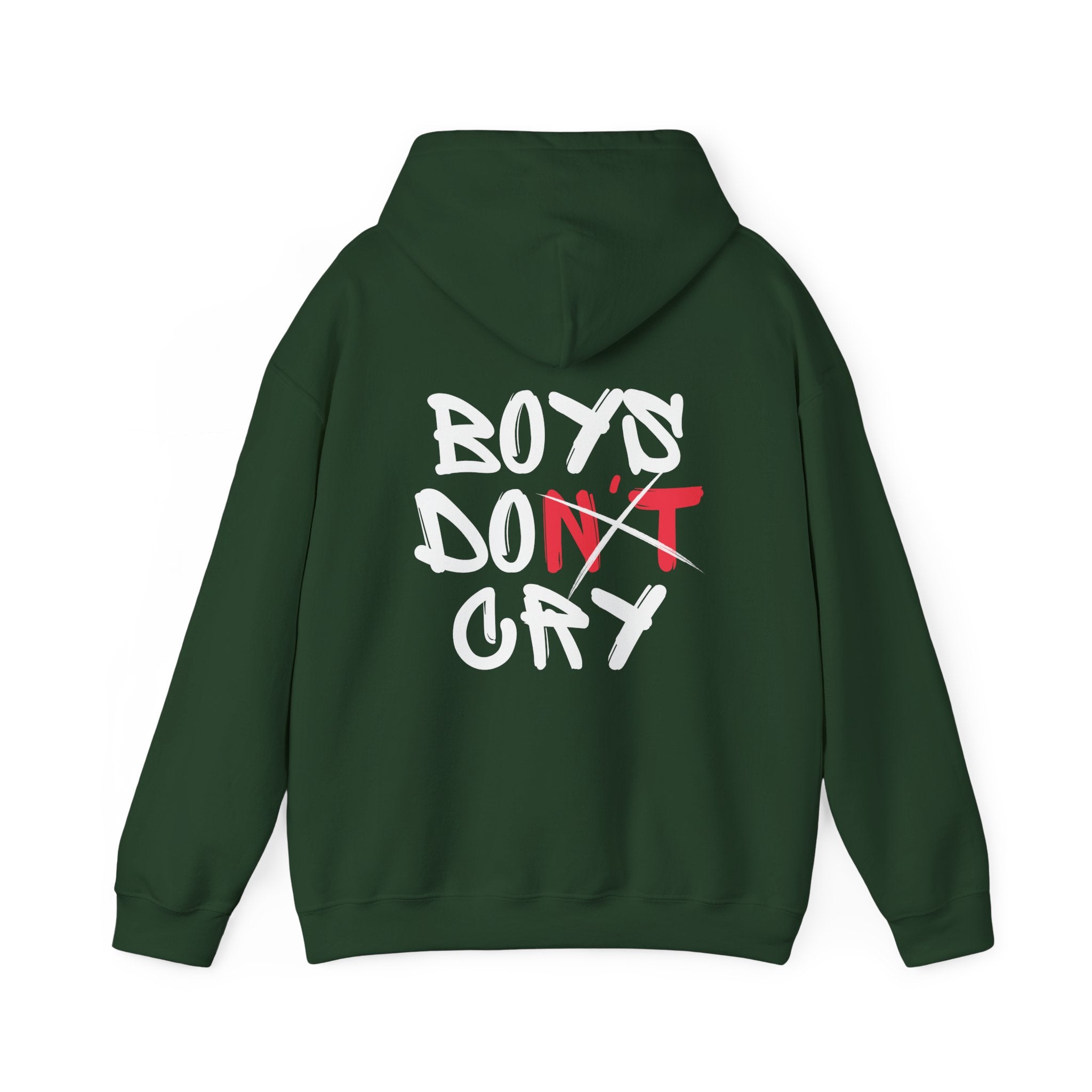 Boys Don’t Cry Back Print Hoodie for Men