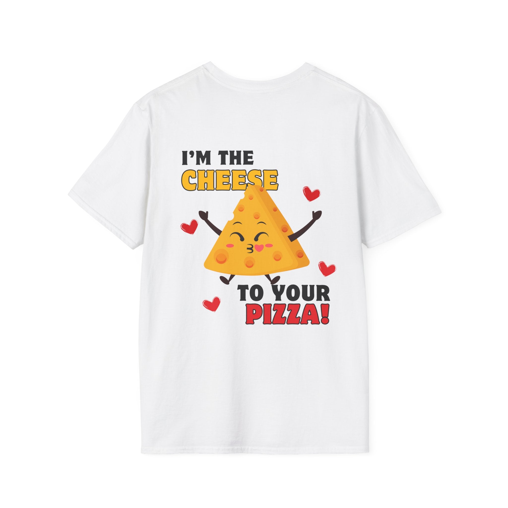 Women’s Graphic T-Shirt – Cute Cheese Lover Tee (Soft Cotton)