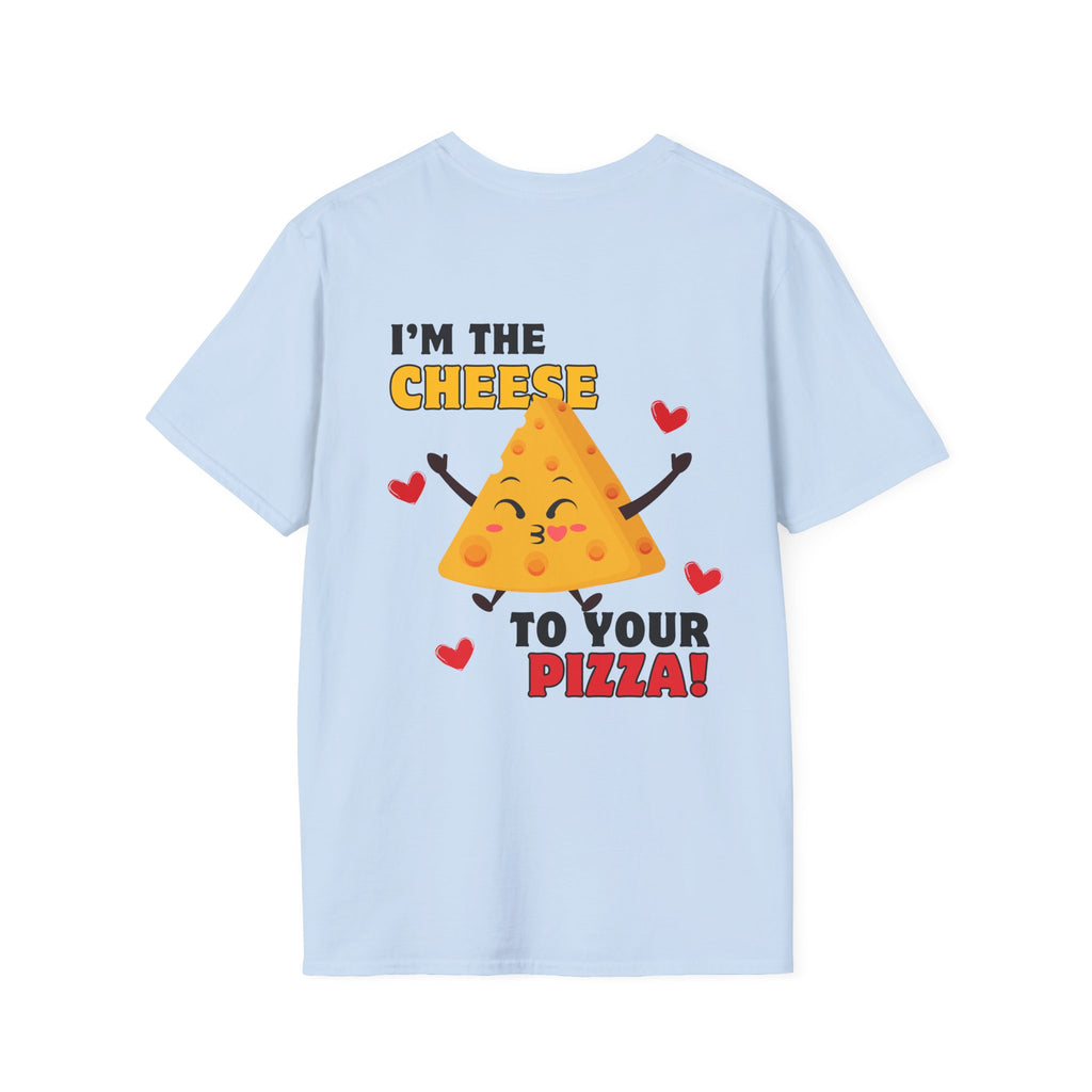 Women’s Graphic T-Shirt – Cute Cheese Lover Tee (Soft Cotton)