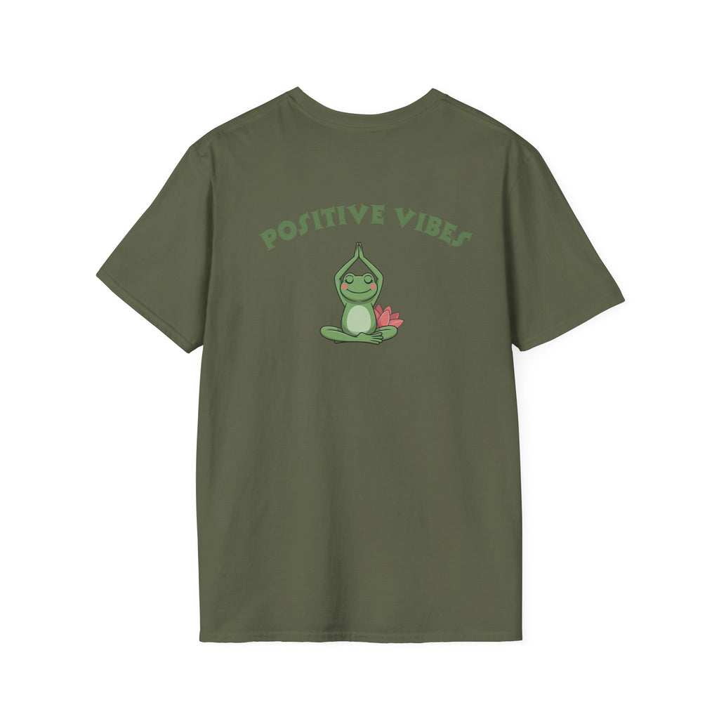 Positive Vibes Cute Frog T-Shirt – Everyday Feel-Good Tee