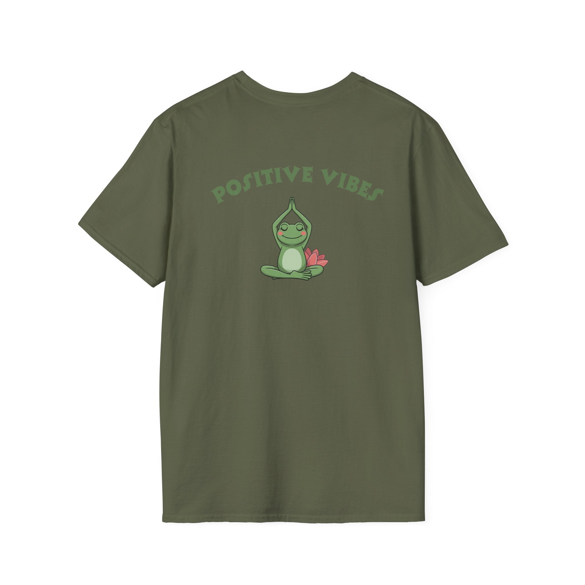 Positive Vibes Cute Frog T-Shirt – Everyday Feel-Good Tee